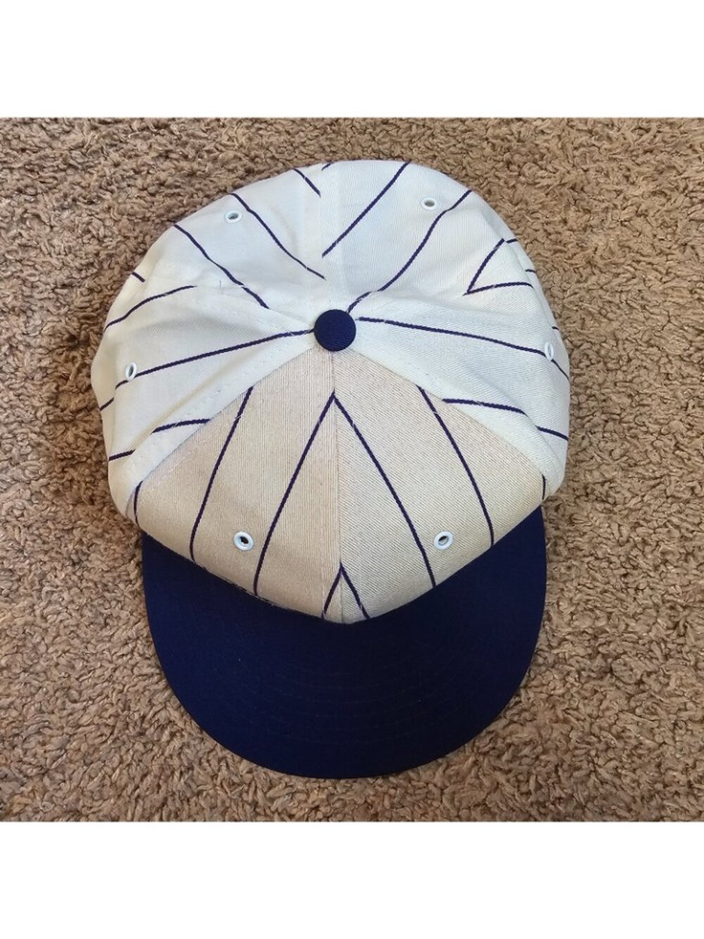 Vintage Denver Rockies Invesco Baseball Cap Snapback Hat Pin Stripe RN38106 - Picture 2 of 9